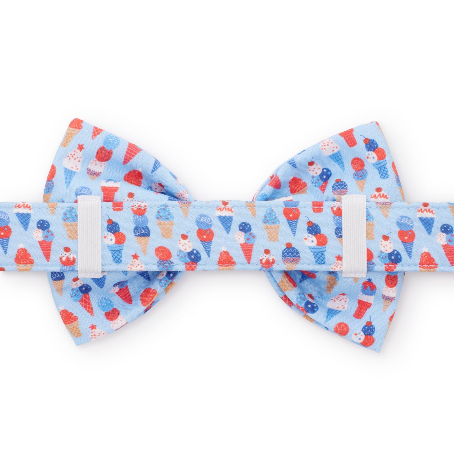 Star-Spangled Scoops Dog Bow Tie