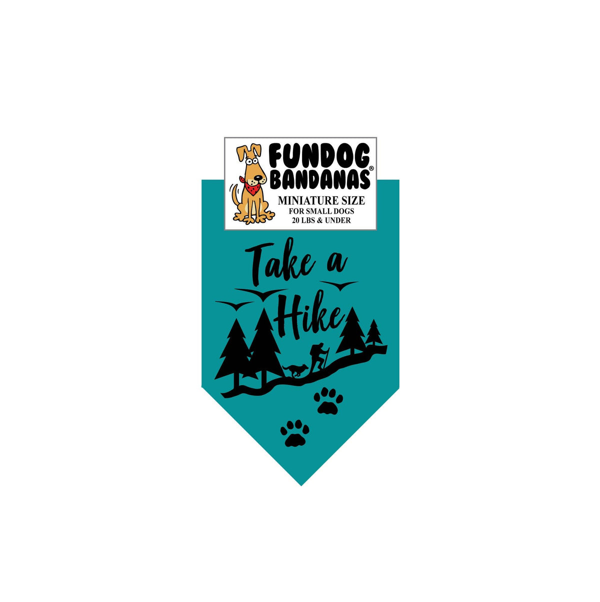 Take a Hike Dog Bandana