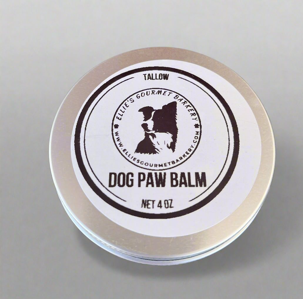 Ellie's Gourmet Barkery Tallow Dog Paw Balm - 4oz natural paw care made in Montana