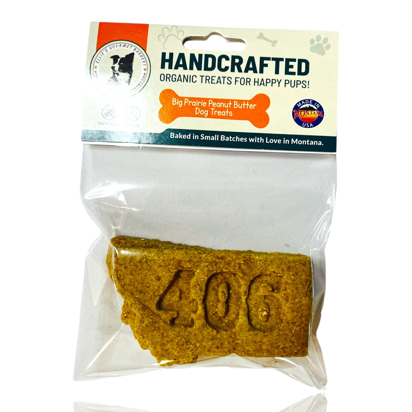 406 MT Montana Love Dog Treats | Big Prairie Peanut Butter