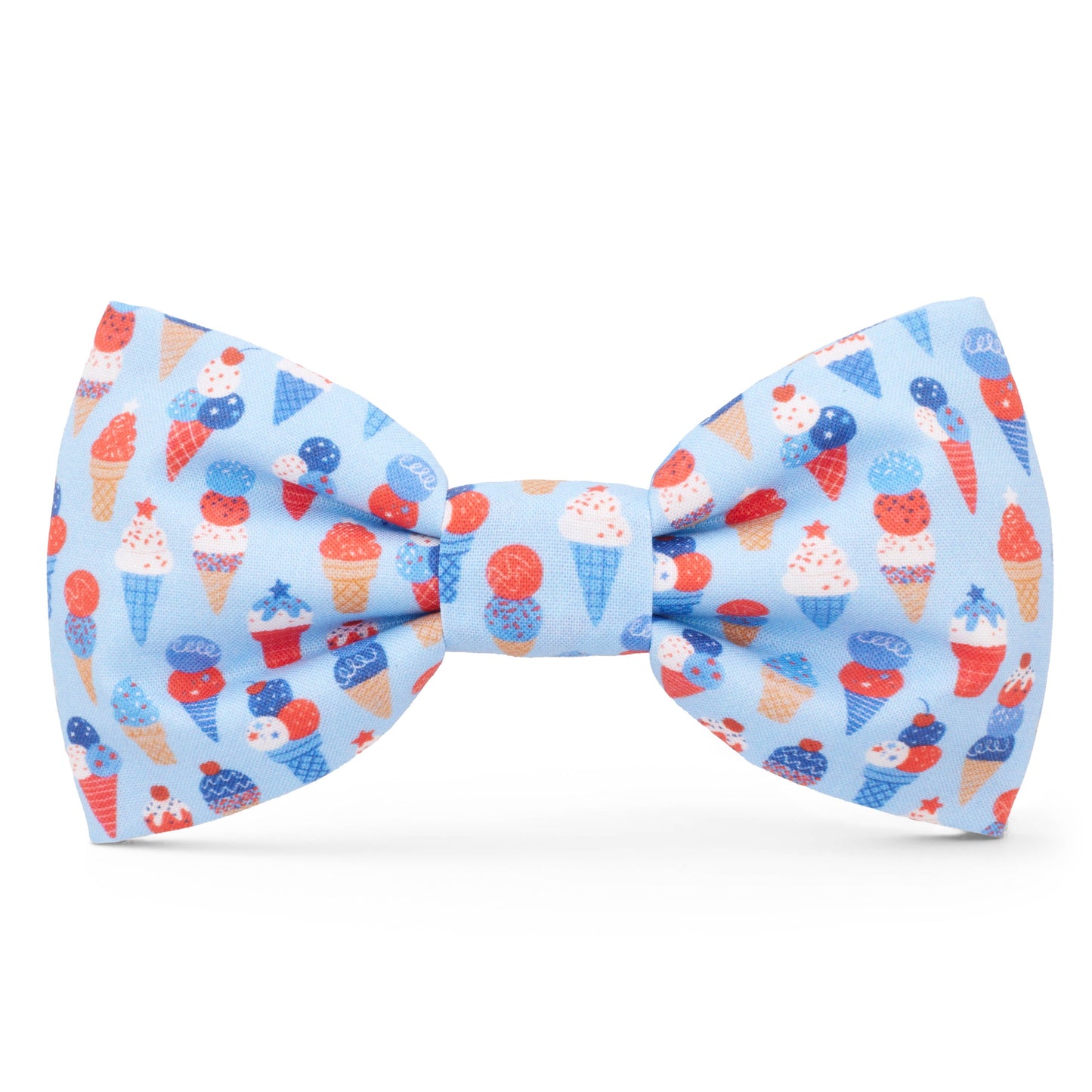 Star-Spangled Scoops Dog Bow Tie