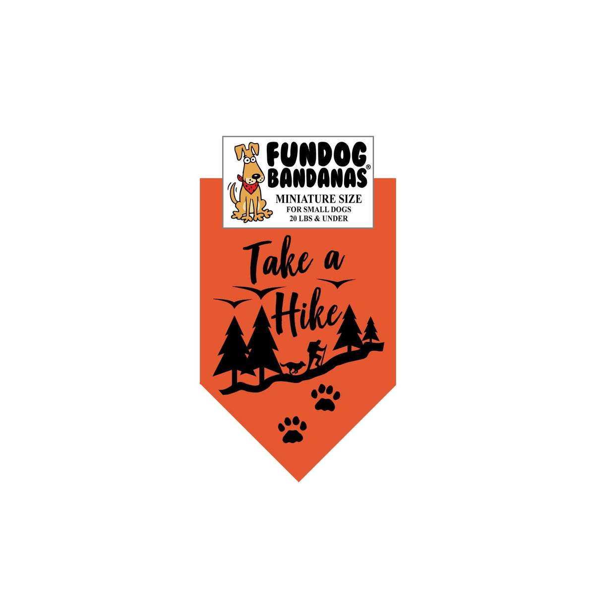 Take a Hike Dog Bandana