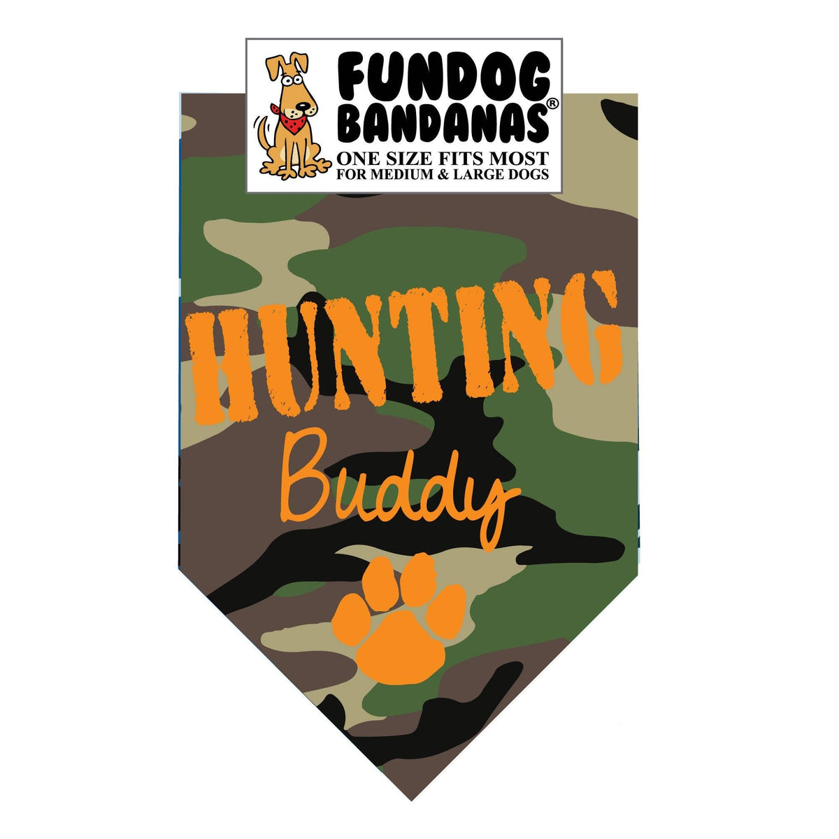 5 Pack - Hunting Buddy Bandana - Green Camo