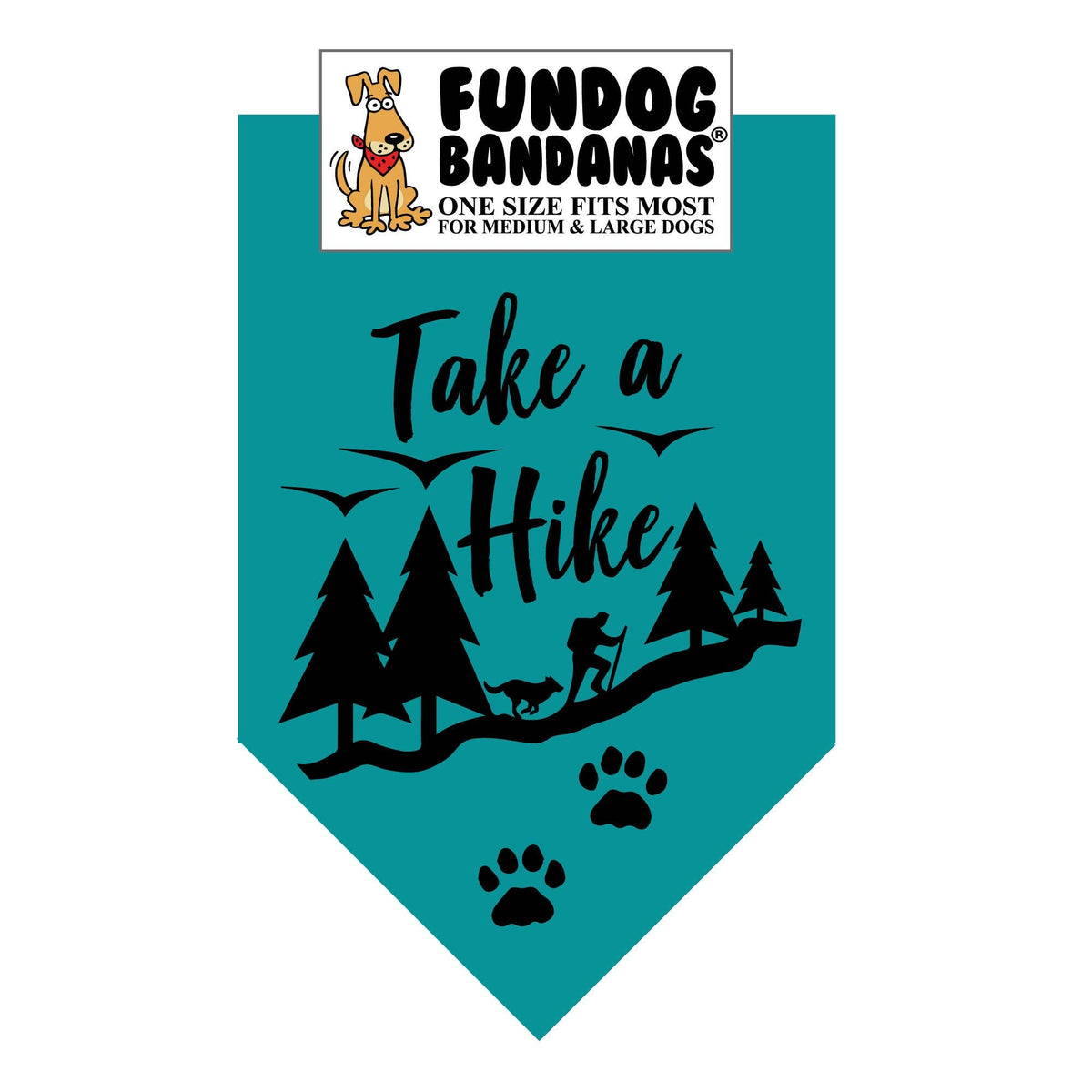 Take a Hike Dog Bandana