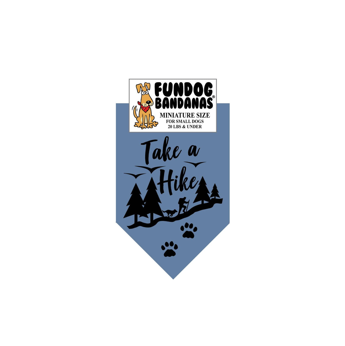 Take a Hike Dog Bandana