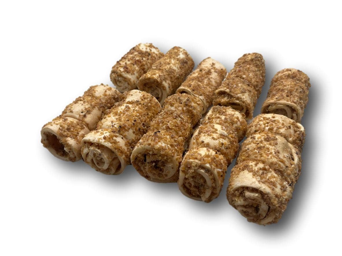 Mini Cheek Rolls 3" Bully Dusted (BC03ROLLBD)