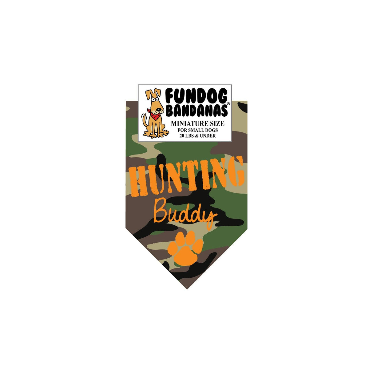 5 Pack - Hunting Buddy Bandana - Green Camo