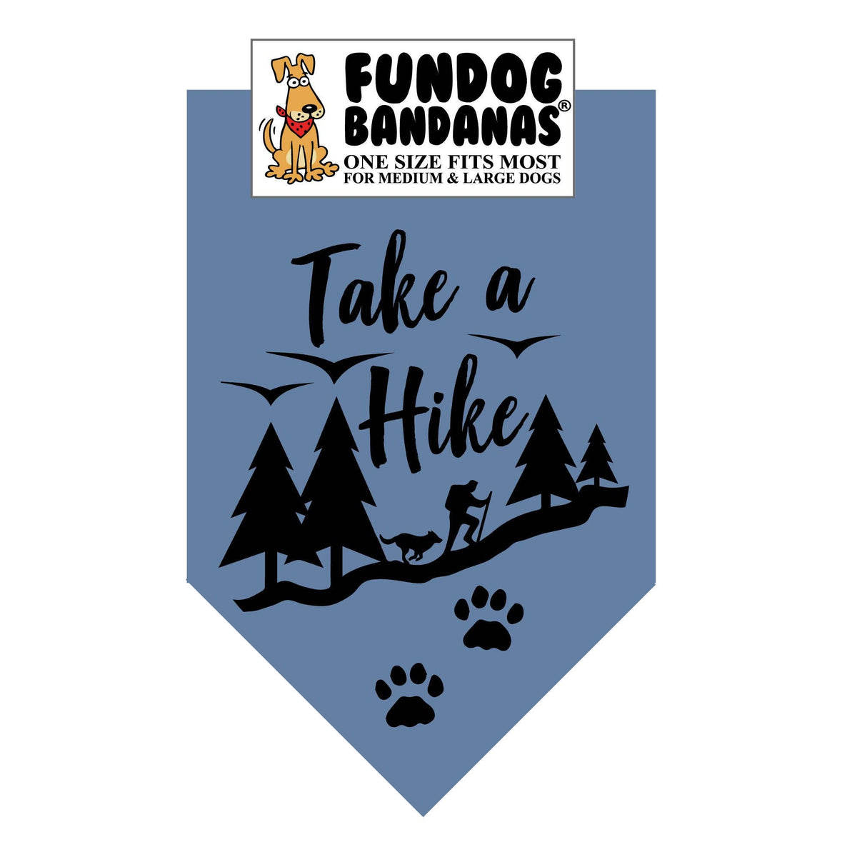 Take a Hike Dog Bandana