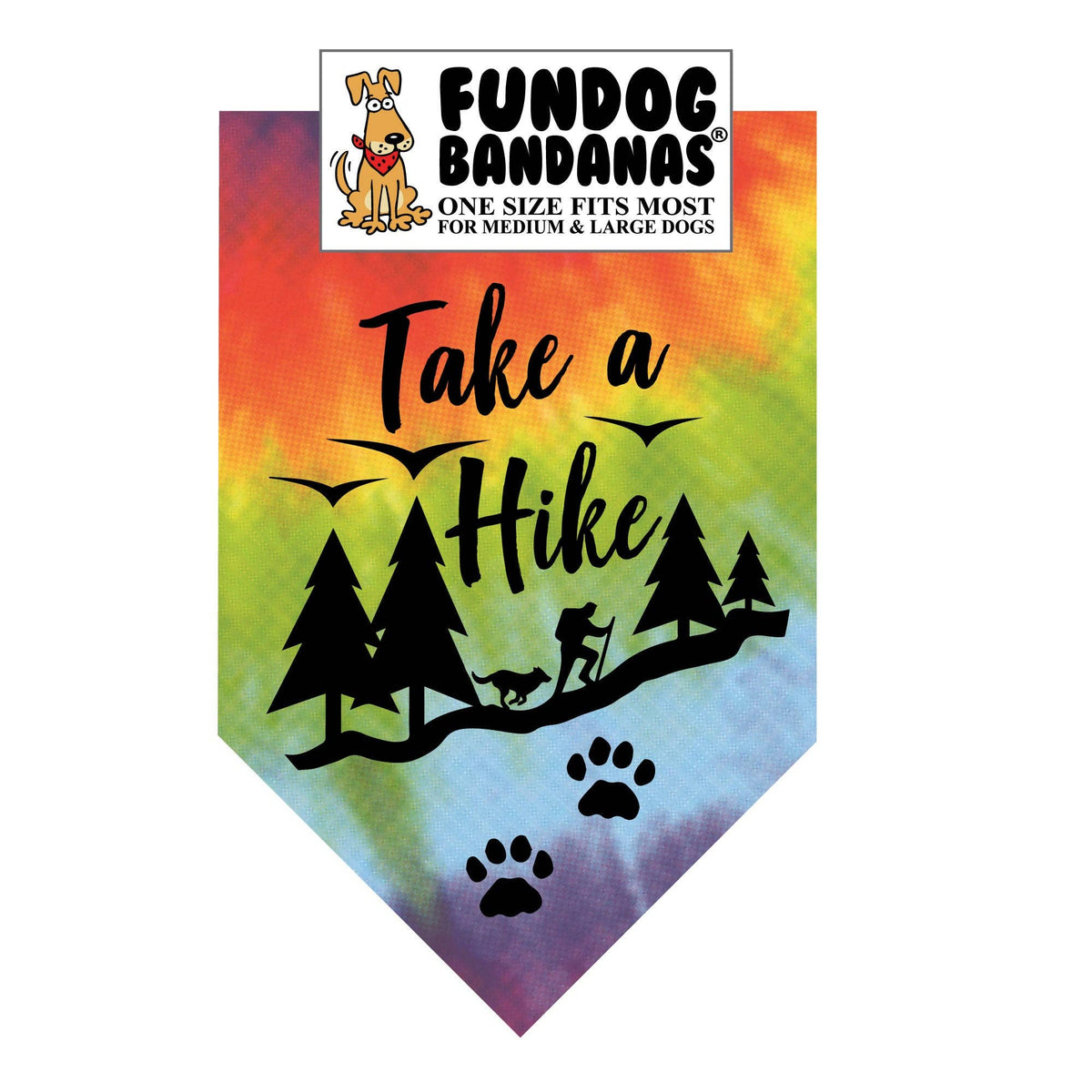 Take a Hike Dog Bandana
