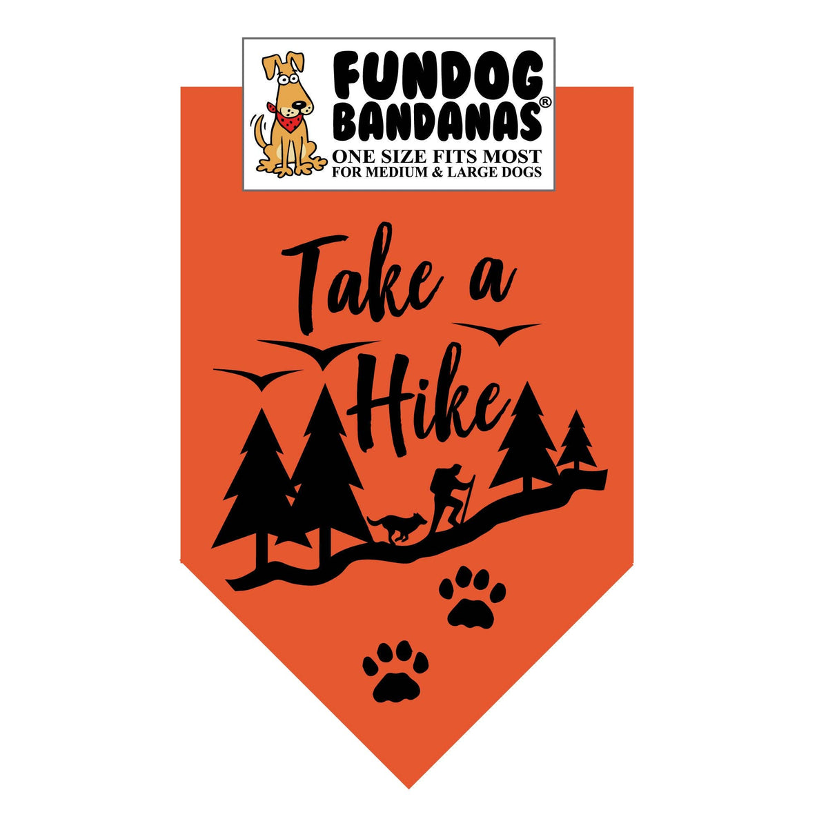 Take a Hike Dog Bandana