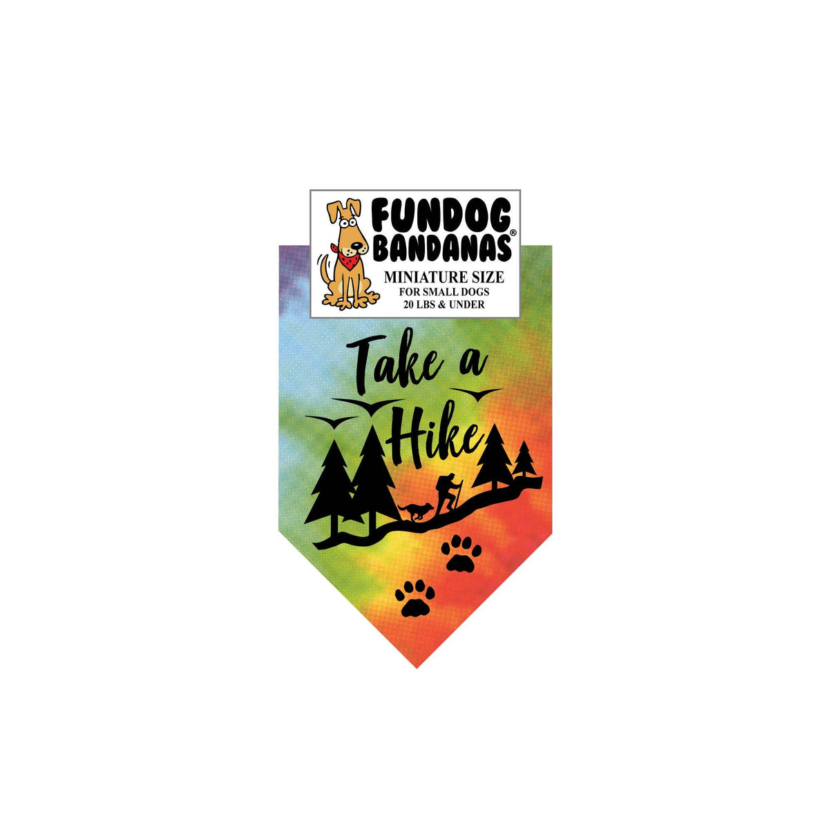 Take a Hike Dog Bandana