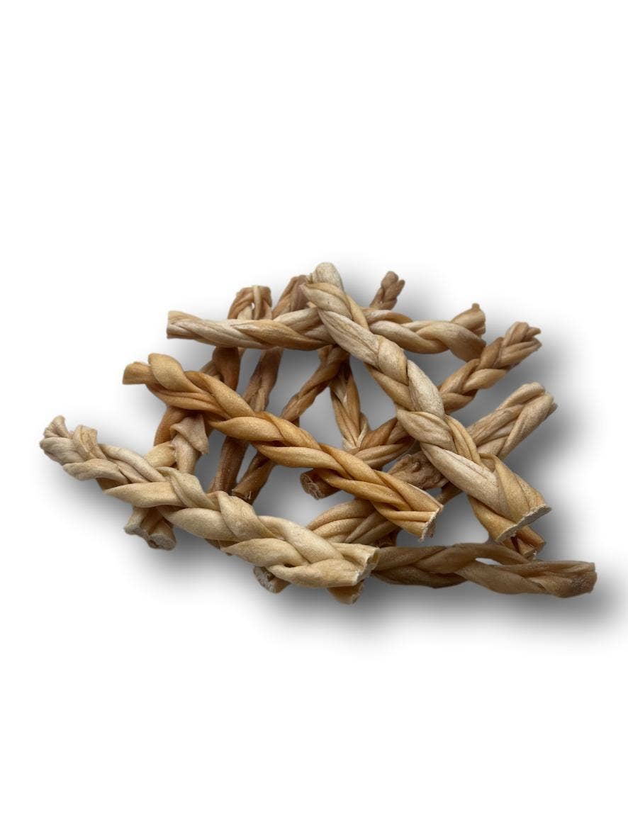 Lamb Collagen Braided Sticks 6" (LB0106CBR)