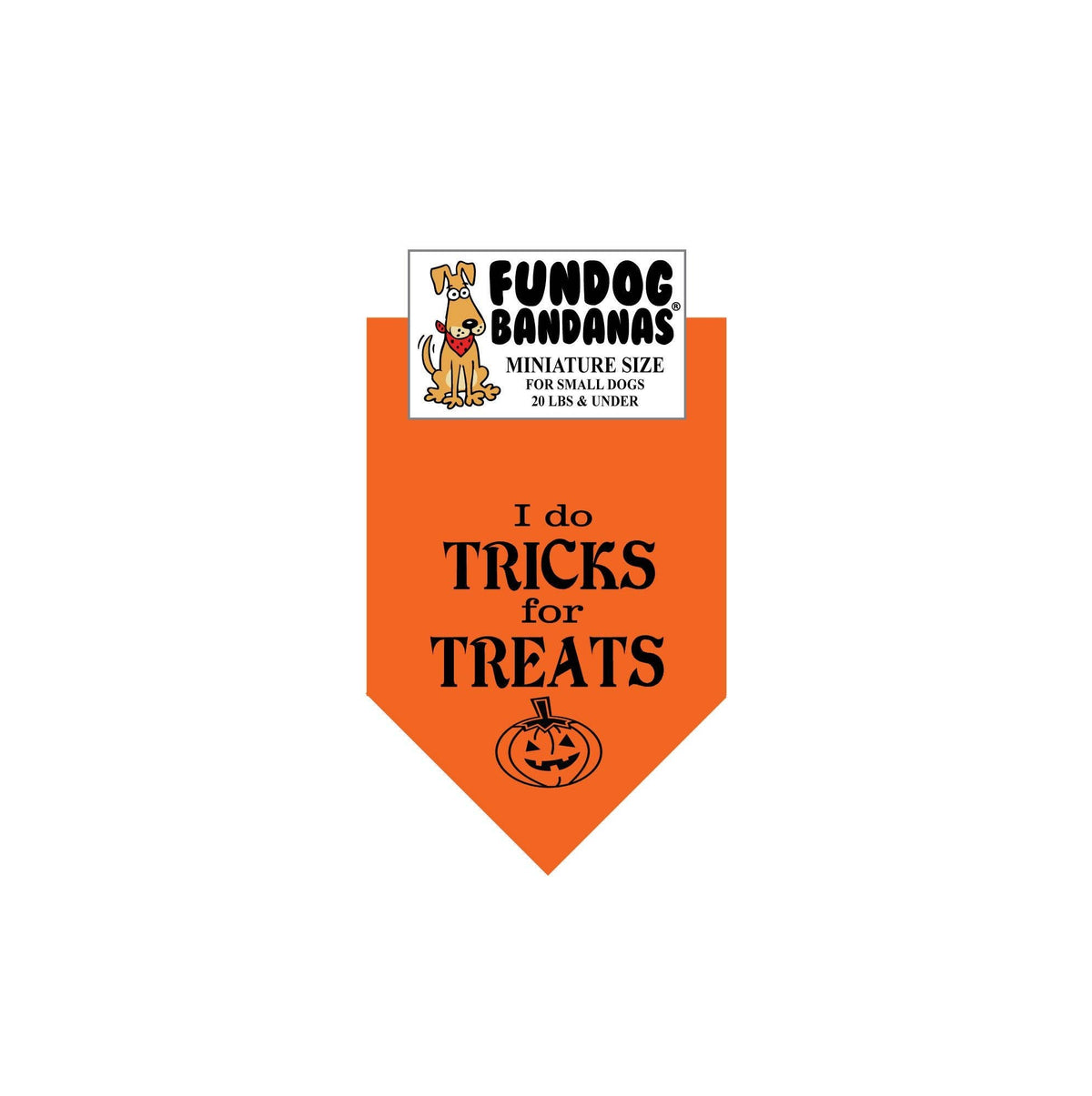 5 Pack - 'I do Tricks for Treats' Dog Bandana