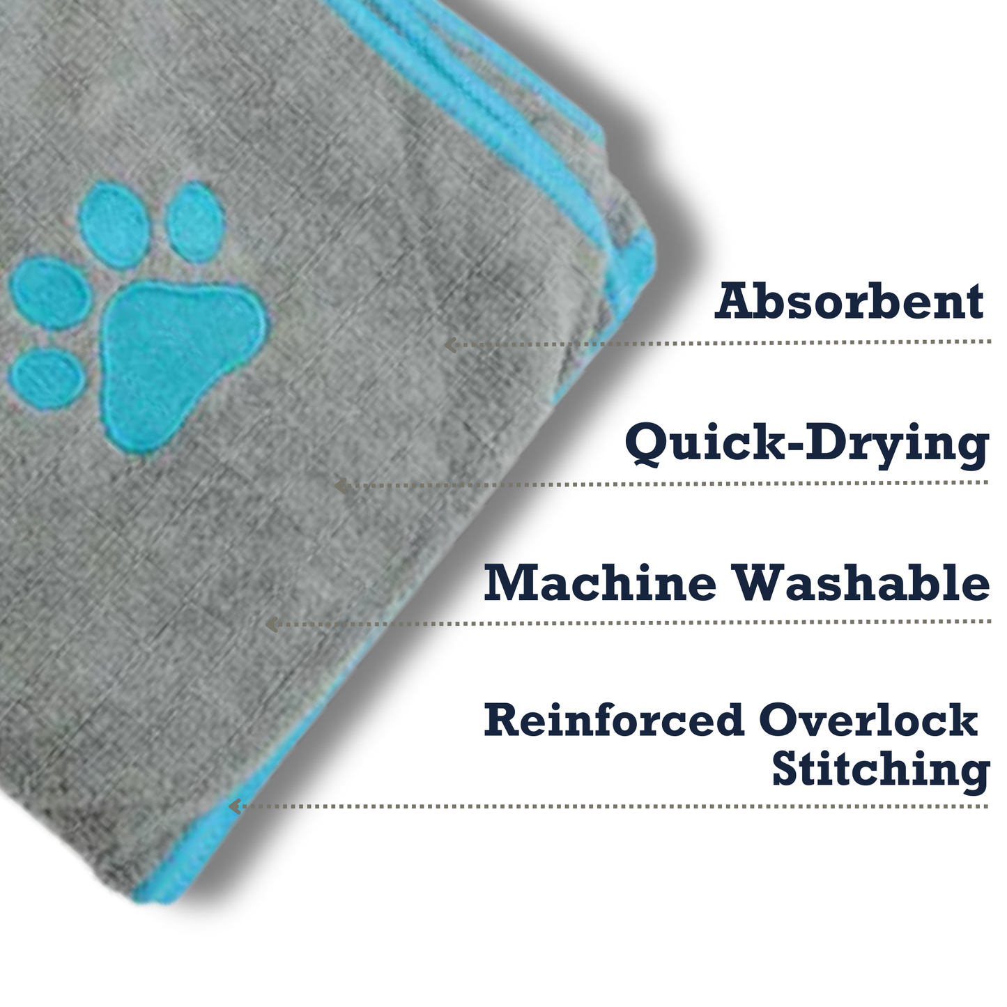 Tail-Waggin’ Clean: Premium Microfiber Dog Bath Towel