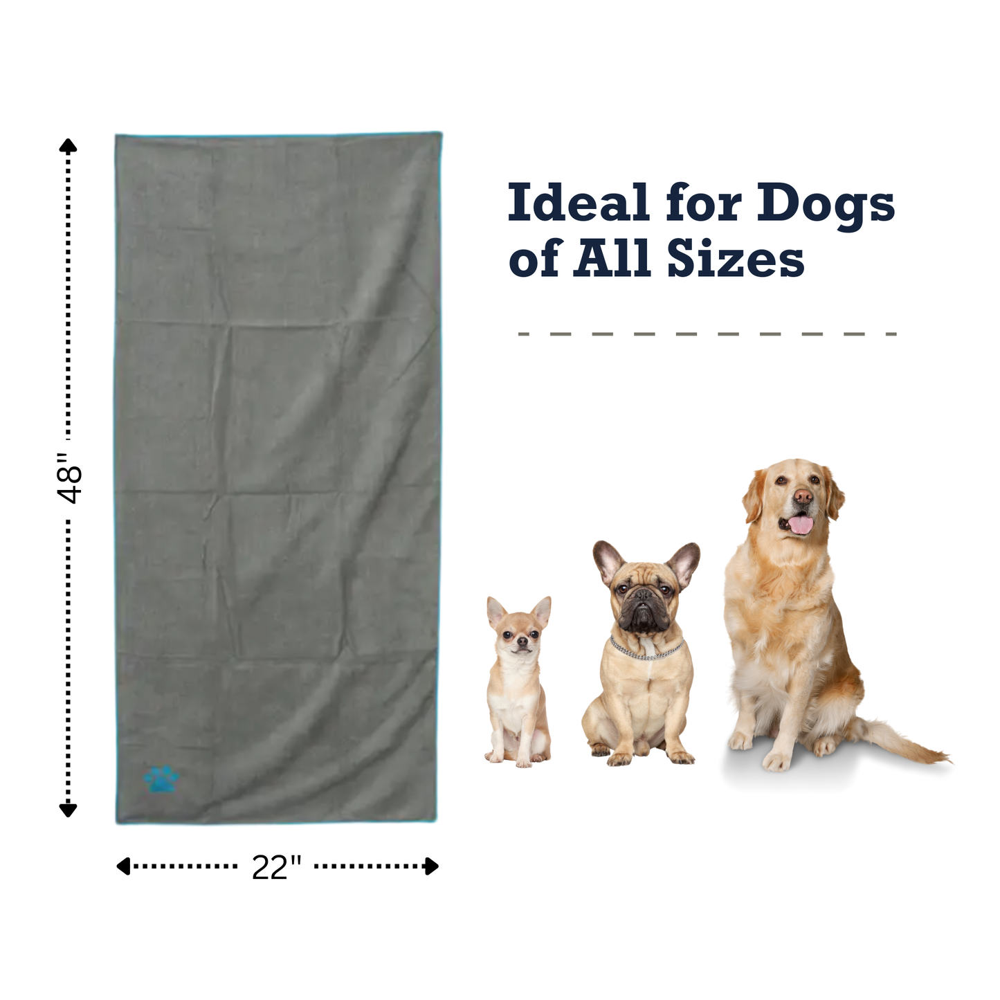 Tail-Waggin’ Clean: Premium Microfiber Dog Bath Towel