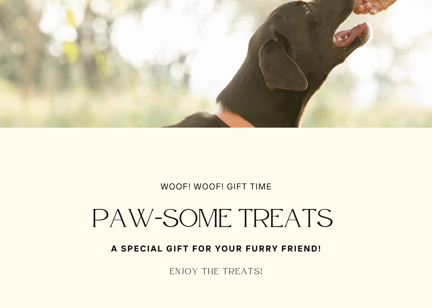 Ellie’s Gourmet Barkery Gift Certificate | All-Natural Paw-Some Treats Await!