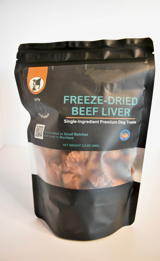 Freeze Dried Beef Liver Dog Treats | Single-Ingredient. Local. Irresistible.