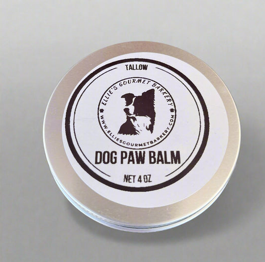 Ellie's Gourmet Barkery Tallow Dog Paw Balm - 4oz natural paw care made in Montana