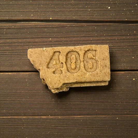 406 MT Montana Love Dog Treats | Big Prairie Peanut Butter