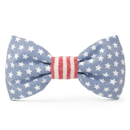 Stars and Stripes Summer Dog Bow Tie
