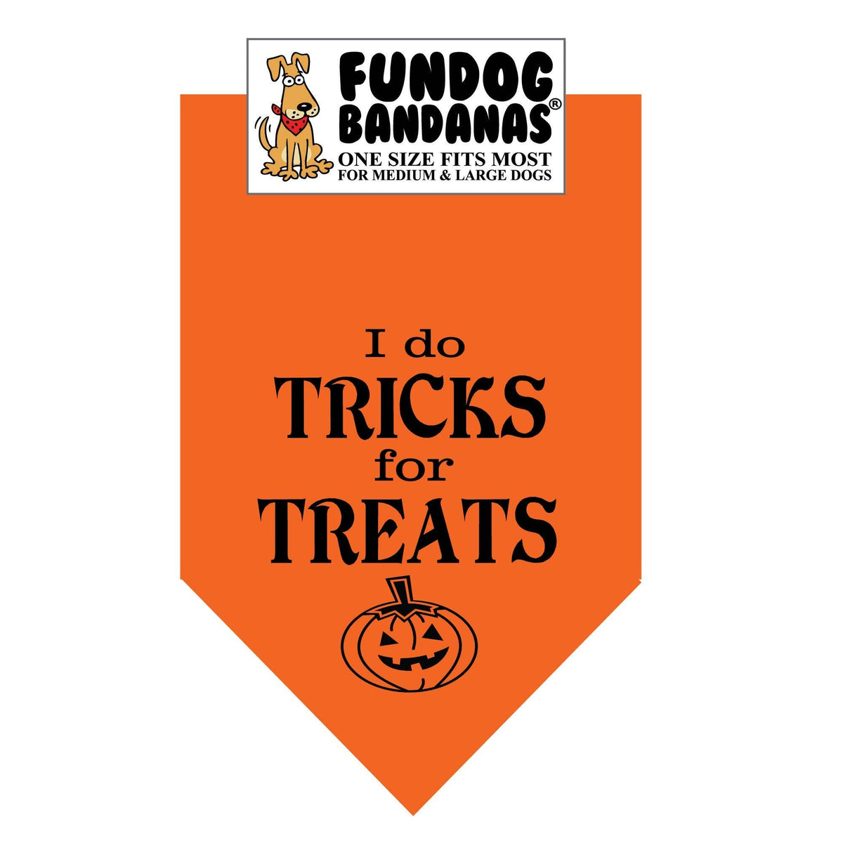 5 Pack - 'I do Tricks for Treats' Dog Bandana
