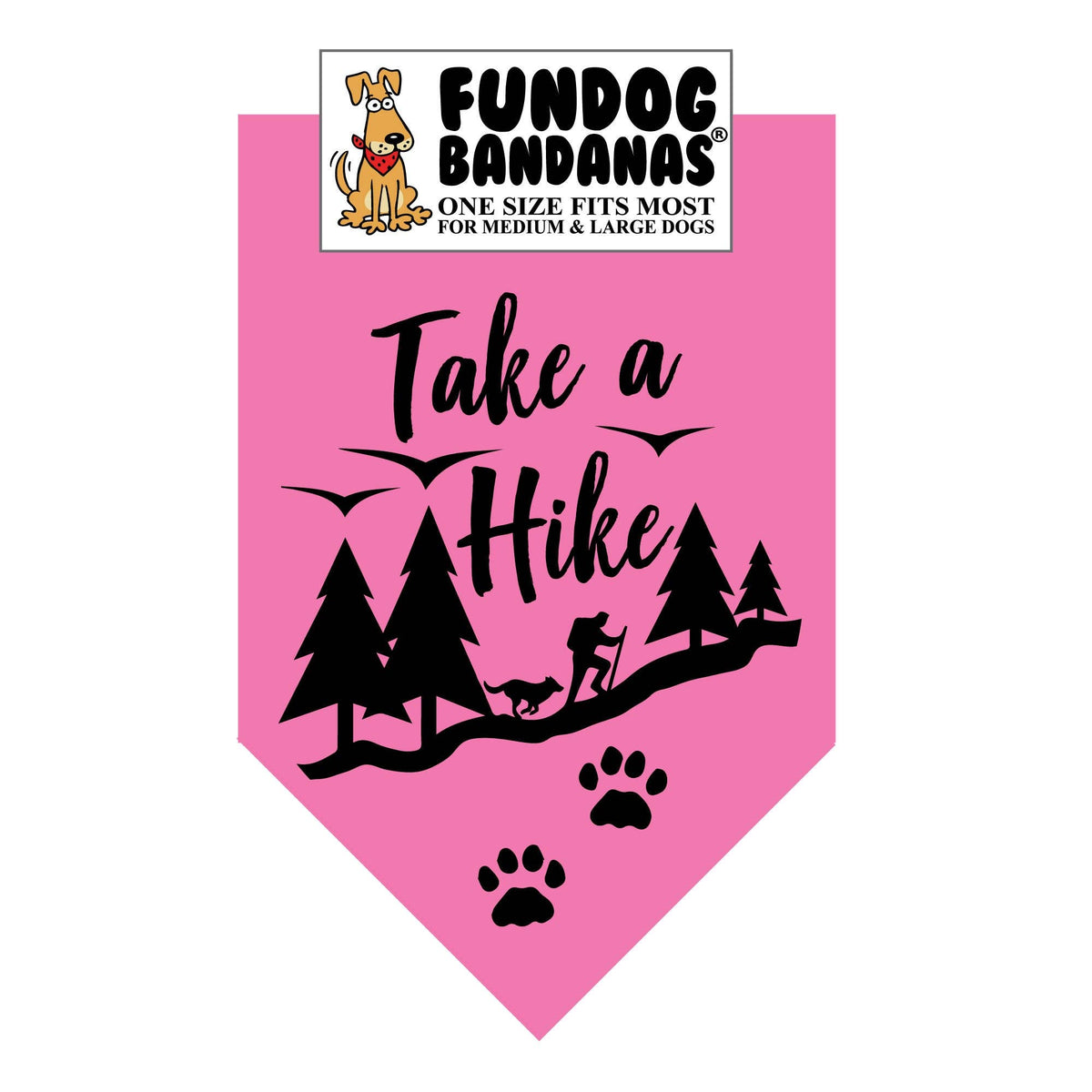 Take a Hike Dog Bandana