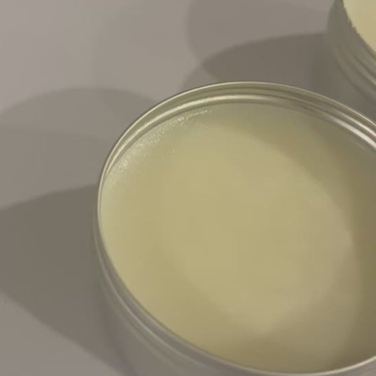 Natural dog paw balm ingredients - grass-fed tallow, organic coconut oil, organic castor oil